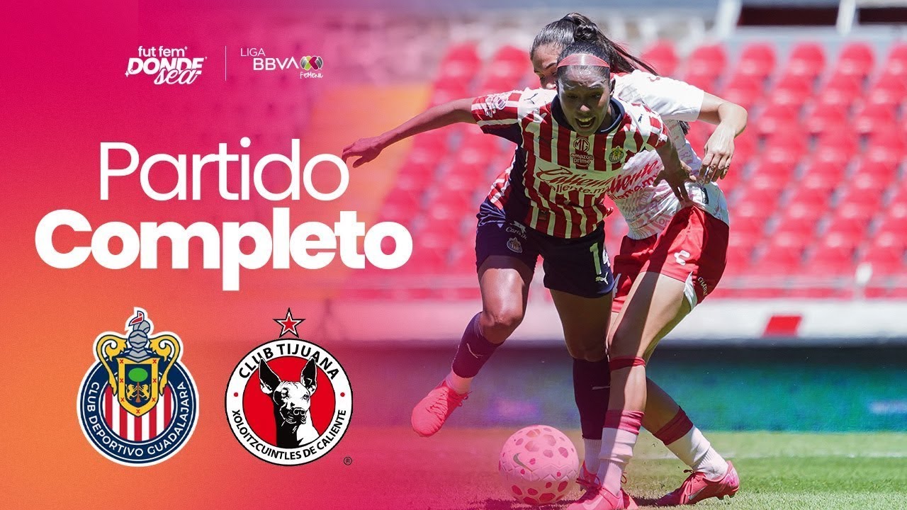 CHIVAS VS TIJUANA | PARTIDO COMPLETO Jornada J12