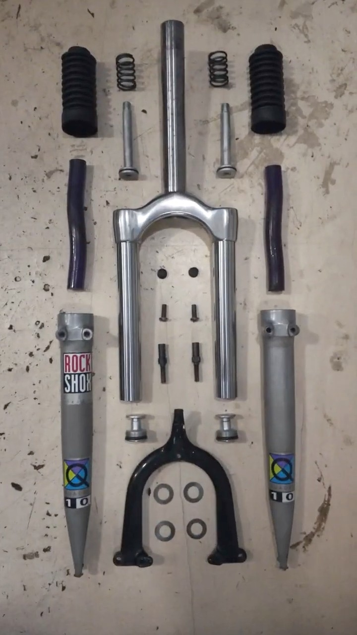 Vintage Rock Shox Quadra 10 restoration - YouTube