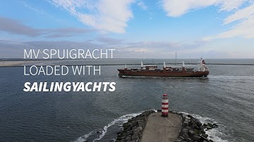 MV SPUIGRACHT LOADED WITH SAILINGYACHTS | YACHT TRANSPORT