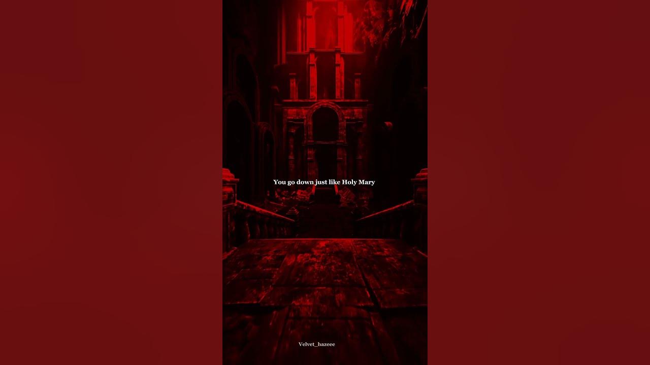 Mary On A Cross - GHOST     Lyrics/WhatsApp Status/Aesthetic/Edit/Slowed/Sped up/English song