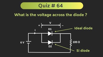 What happens when two different diodes are connected in parallel? (Analog Electronics) |  Quiz # 64