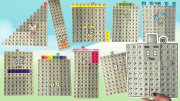 Numberblocks Math Link Cubes 90-99 | D.I.Y Numberblocks Big Numbers | Best Kids Maths Videos
