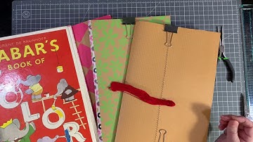 Making a Glue Book Start to Finish - Part 8 - Sewing in the Signatures