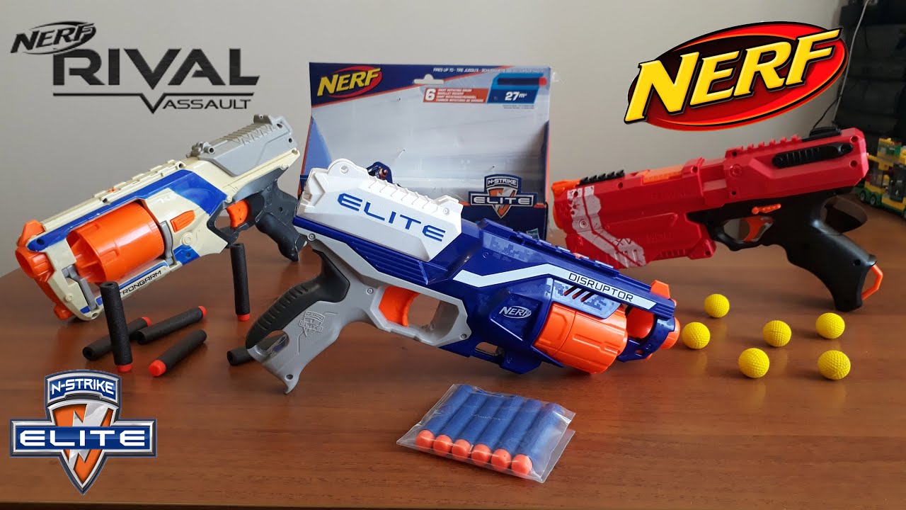 Бластер Нерф Nerf Elit Disruptor Kronos Strongarm Новинка Распаковка ...