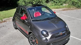2014 FIAT 500C Abarth throttle blip road test video 02 - DHS