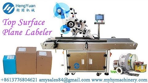 Automatic Flat Topside Labeling Machine for Box Plane Sticker Label Applicator