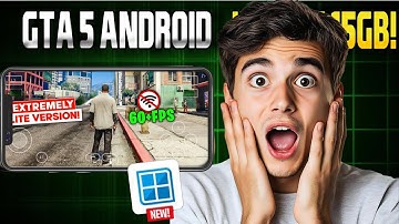GTA 5 Extremely Lite Version On Android! (15GB) - Winlator Full Setup + GTA V Lite Gameplay 