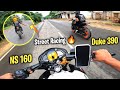 Duke 390 vs ns 160  street racing   bengali vlog