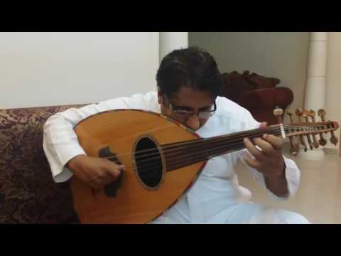 الفنان علي العمودي تقاسيم على الة العود