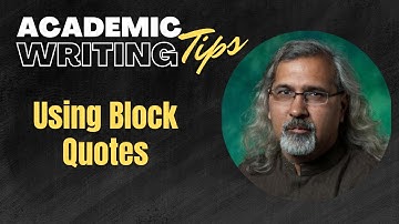 How to Use Block Quotes? Academic Writing Tips