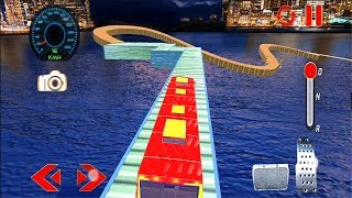 Impossible bus driver sky track - Best Android Gameplay #2 screenshot 2