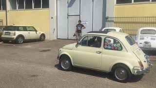 1971 Fiat 500 L Beige 234 over black  turn around