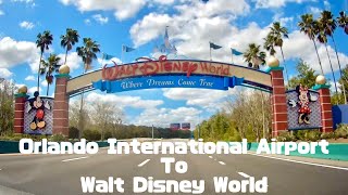 [MCO To WDW] How to get to Walt Disney World from Orlando International Airport