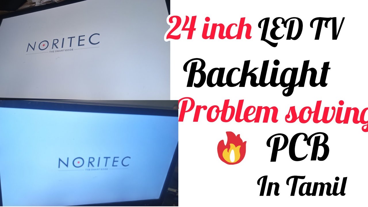 how to find backlight problem in LED tv/24 inch led tv backlight fault