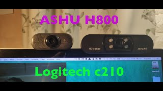 Logitech c210 &amp; 720p FaceTime HD &amp; Ashu 800