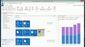 How to Add a Chart in Role Center Page.
