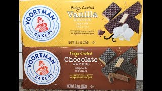 Voortman Bakery Fudge Dipped Vanilla Wafers Chocolate Wafers Review