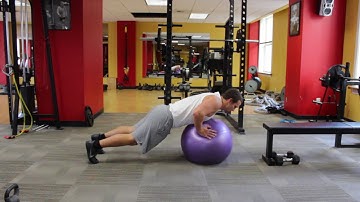 Stability Ball Push-Up