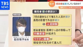 【解説】なぜ東京の感染者は減少しているのか？専門家３つのポイント指摘［新型コロナ］【Nスタ】