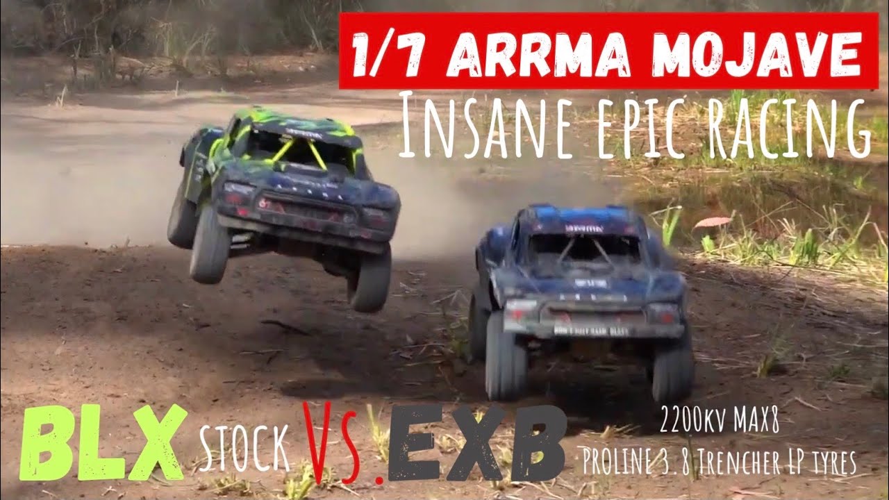 Mojave | Arrma 1/7 Mojave Exb Vs. MOJAVE BLX race | Arrma | Mojave 6s | Mojave Exb | I Do RC | Rc