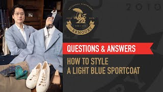 How to Style a Light Blue Summerweight Sport Coat