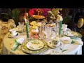 English High Tea Party Tablescape on a Budget | English Tea Party |Transferware| English High Tea 20