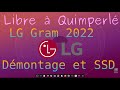 Lg gram 2022 16z90q dmontage et ssd m2