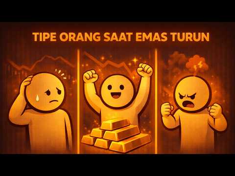 Harga Emas Turun? Inilah 3 Tipe Orang yang Akan Menang🔥