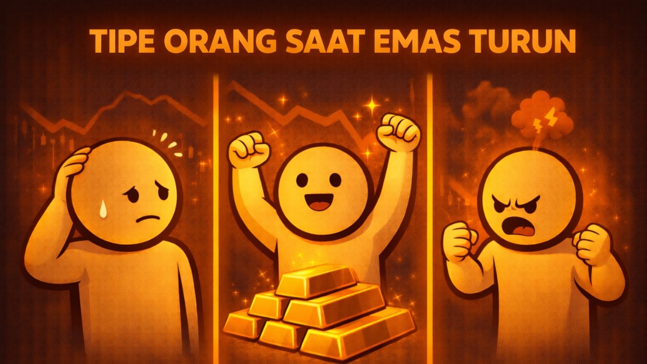 Harga Emas Turun? Reaksi Kamu Menentukan Masa Depan Finansial🔥