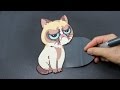 Grumpy Cat Pancake - The World&#39;s Most Oddly Satisfying Cat Video
