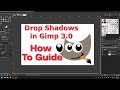 How to Add Drop Shadows to Text | Gimp 3.0