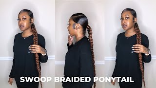 HOW TO: SWOOP BRAIDED PONYTAIL