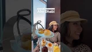 Tea with the best view in Abu Dhabi @ConradAbuDhabiEtihadTowers #abudhabitraveling #abudhabitourism