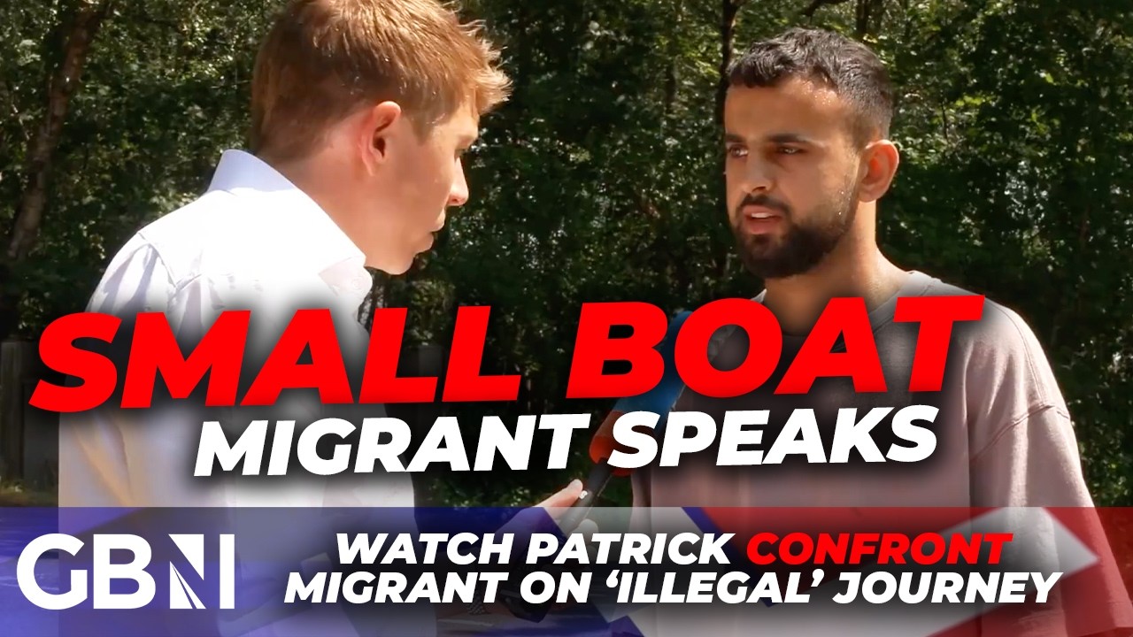 WATCH: Patrick Christys meets Afghan small boat migrant who DEFENDS UK journey: ‘Happy to be here!’ WATCH: Patrick Christys meets Afghan small boat migrant who DEFENDS UK journey: ‘Happy to be here!’