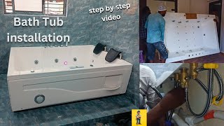 Step-by-Step Bathtub Installation Video | #jacuzzitub #jaquar