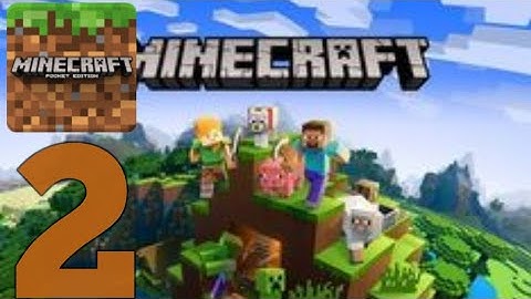 (Minecraft: Pocket Edition) Gameplay Walkthrough Part 2 - Building My Home - Android/iOS