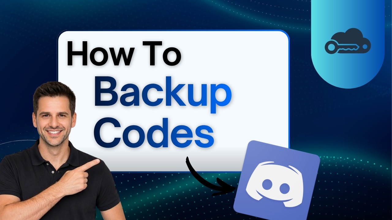 Backup Key Discord How to Get Discord Backup Codes (Step-by-Step Guide) - YouTube