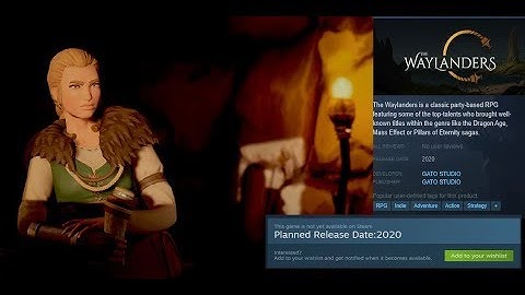 + The Waylanders + PREVIEW / Trailer + Promising NEW RPG +