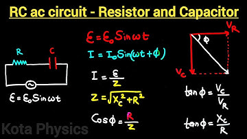 An AC circuit containing Resistor and Capacitor in series | class 12 Physics/NEET/JEE/BITsat