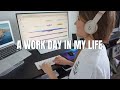 a WORK (from home) day in my life | digital marketing specialist