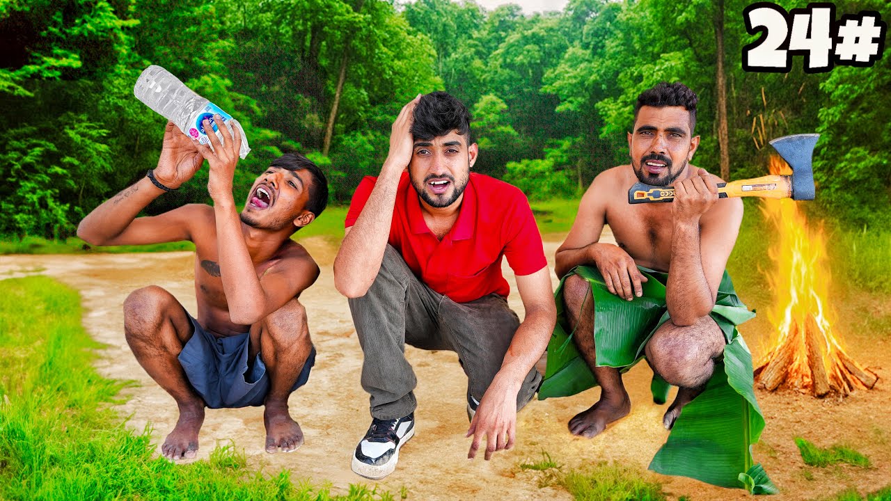 5 Item Jungle Survival Challenge | Extreme 24 Hours Adventure - YouTube