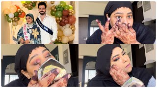 GRWM for my Baby Shower ALHAMDULILLAH😍🤰🏻| #makeup #makeuptutorial #makeupartist #vlog 
