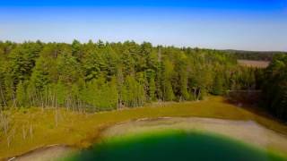 McGinnis Lake - Meromictic lake - Petroglyphs Park