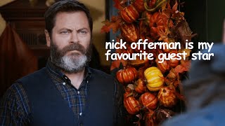 nick offerman is my favourite TV guest star | Brooklyn Nine-Nine & More | Comedy Bites