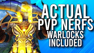 ACTUALY Nerfs For PvP! Small Warlock Downgrade! - WoW: Battle For Azeroth 8.3