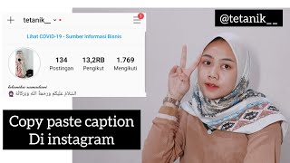 MUDAH BANGET CARA COPY PASTE CAPTION INSTAGRAM TANPA APLIKASI TERBARU 2021 screenshot 2