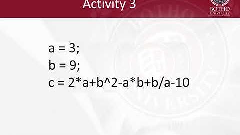 week 9 Introduction to MATLAB