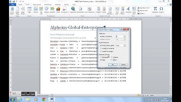How To Quickly Convert Text Into A Table In Microsoft Word