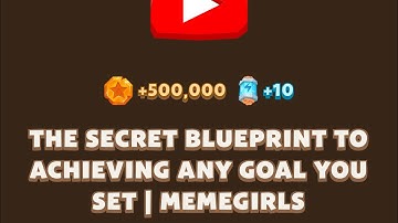 THE SECRET BLUEPRINT TO ACHIEVING ANY GOAL YOU SET I MEMEGIRLS | Memefi New Video Code | MEMIFI