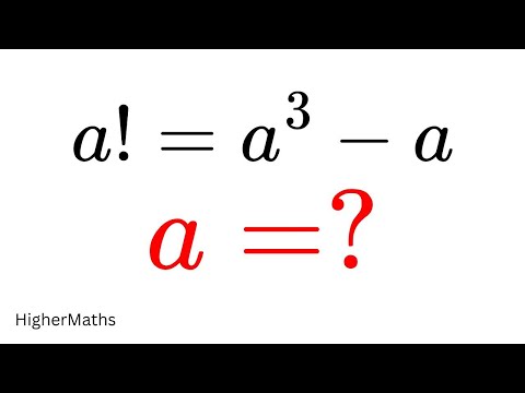 Can You Solve This Crazy Factorial Equation? | (Think Outside The Box) | #math #maths